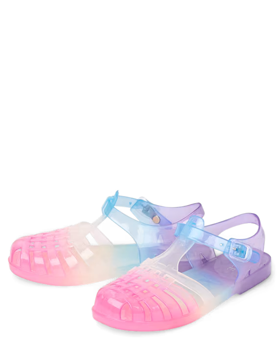 Girls Jelly Fisherman Sandals - multi